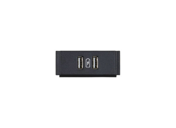 Billede af AMX HPX N102 USB PC | HydraPort Dual USB Strøm Modul med Lade Symbol