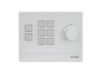 Billede af AMX MCP 108 WH| Massio 8 Button  Ethernet ControlPad with Knob White    2 gang