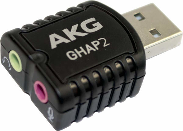 Billede af AKG GHAP2 | USB stik med mikrofonindgang og hovedtelefonudgang